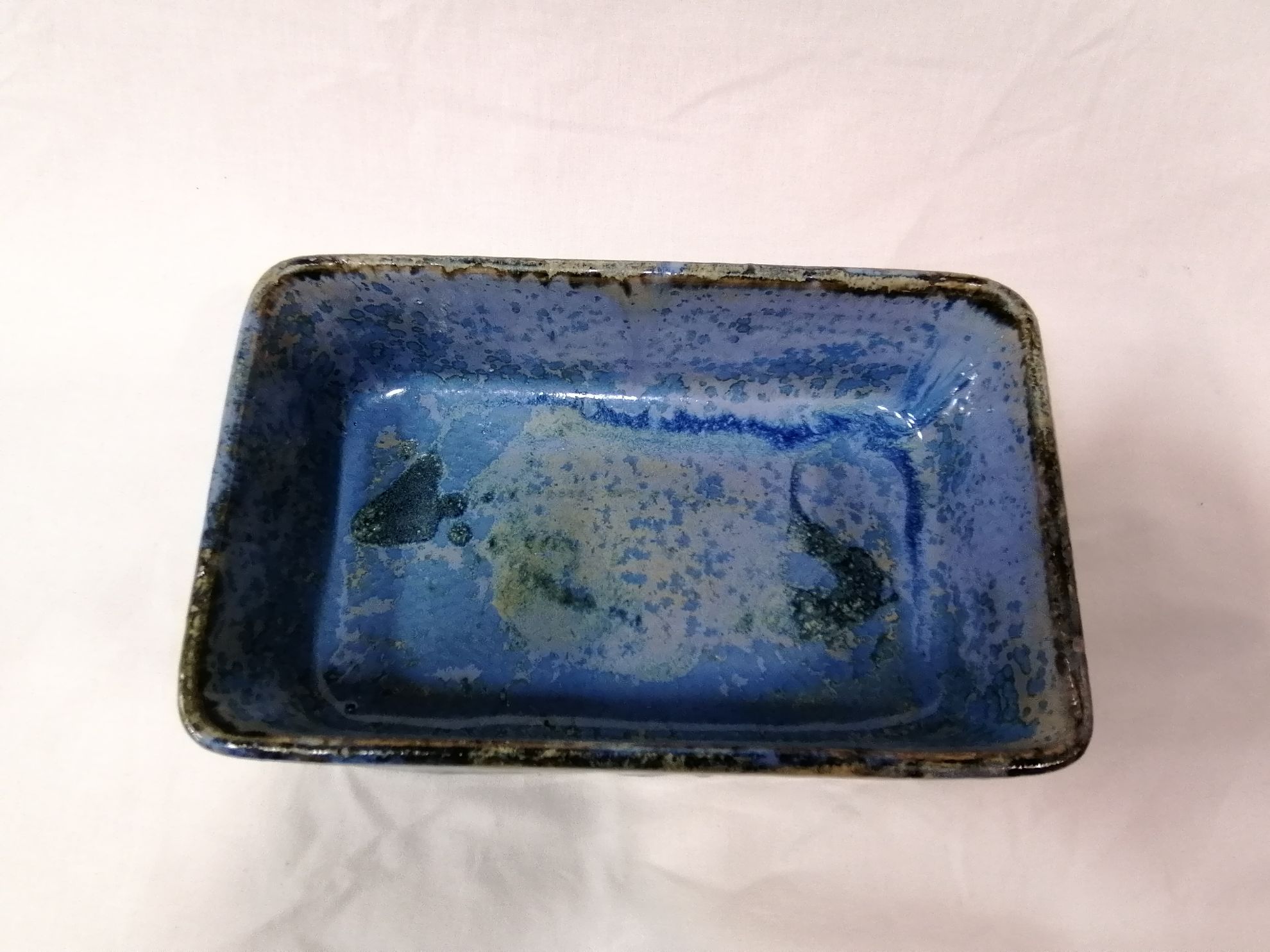 Ceramic loaf pan Bogdankeramik unique handcrafted pottery