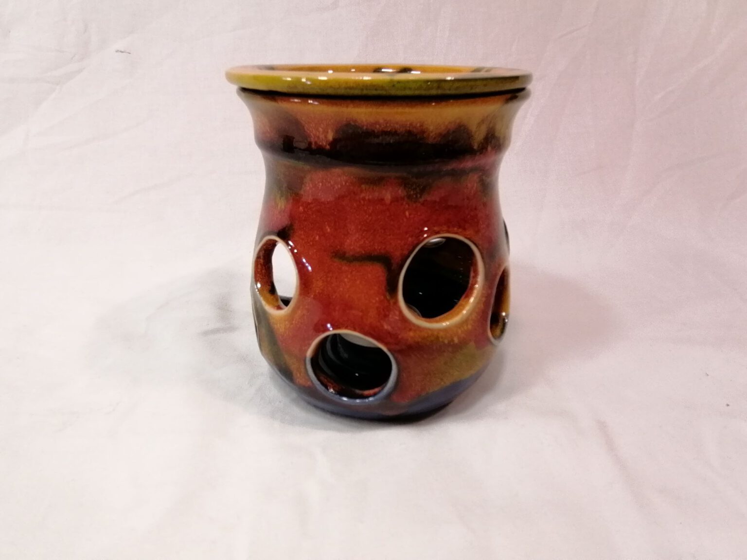 Ceramic aroma lamp Bogdankeramik unique handcrafted pottery